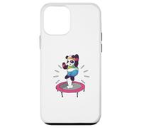 Trampolin de Jardín Gimnasta Fitness Trampolin Panda Carcasa para iPhone 12 mini