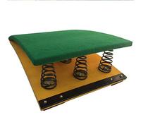 Trampolín de madera - Entrenamiento de salto de altura con volteretas hacia atrás, carga 110 kg, tablero elástico para adultos para atletismo, ayuda para salto con fieltro antideslizante (9 resortes,