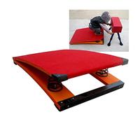 Trampolín para Gimnasta para niños, Equipo de Salto de 2 resortes, Soporte Fuerte de 40/55 kg, Sala de Juegos Familiar, Carreras de obstáculos de práctica, Barra de Gimnasia (Color: Rosso, tamaño: 5