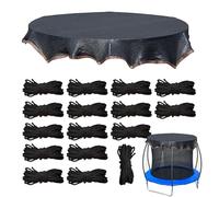Trampolín Protector solar - Tela de protección solar - Red resistente a la intemperie con cordón Protección UV Para Juegos al Aire Libre Jardín Patio
