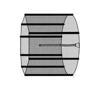 Trampolín Sunshade Net, Breathable Childrens Enclosure, Heavy Duty with Closures, Triple Stitching Netting, Flexible Round Style with Straps, Backyard Activity Shield for Outdoor Play