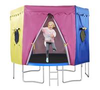 Trampolín Tent, Outdoor Trampolín Cover, Sunshade Impermeable Fabric Tarp, Protective Enclosure for Jumping Pool, Waterparks, Birthday, Picnics, , Backyard Play