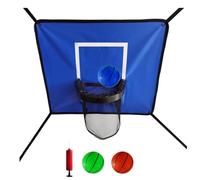 Trampoline Basketball - Kids Basketball Bouncing Game Set 25.59x21.65 Inches | Trampoline Hoop Game Set | For Garden Park Playground Outdoor Indoor Backyard Party Exercise Boys Girls