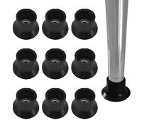 Trampoline Caps - 5.3x3.5CM Leg Tips | Replacement Mini Trampoline Leg Cap Tips with Strong Suction, 6-Pack, Durable Rubber Chair Caps For Indoor Gym Floor Protection, Silent