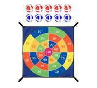 Trampoline Dart Board Toy - Sticky Ball Dartboard Toy Accessories - Trampoline Sticky Ball Game | for Kids Adults Backyard Indoor Outdoor Party Birthday Neighborhood