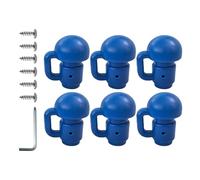 Trampoline Pole Caps,Enclosure Post Toppers Replacement Parts |Trampoline Net Pole Caps Enable Fast Attachment By Hand, Eliminating The Need For Tools And Simplifying The Process To Save Both Time And
