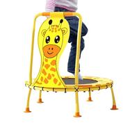 Trampoline Pour - Trampolín infantil de 102 cm con asa, capacidad de carga de 200 kg, dispositivo de fitness para niñas de 1 a 6 años, juguete para saltar en el jardín, deportes infantiles, diseño