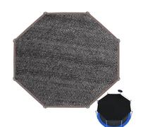 Trampoline Rain Covers, Outdoor Trampoline Sunshade, 120 Inches Foldable Sun Protection, Easy to Install or Remove, Jumping Mat Sunblock Cloth for Patio, Backyard, Garden