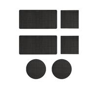 Trampoline Repair Kit - Industrial Strength Adhesive Patches, UV-Resistant Mesh Bond, 10 Pack Square & Round Fix, Heavy Duty Mat Tear Repair, Waterproof Weather-Shield Tape, Safety Reinforcement | For