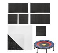 Trampoline Repair Patch Kit Mat Restoration, Self-Adhesive Strong Repairing Set Sports Equipment, Suitable Round Square Rectangular Trampoline Mats, Outdoor Accessories for Maintenance, 20x16x1cm