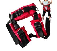 Trampoline Safety Harness For Kids - Breathable Fall Protection | Outdoor Jumping Safety Belt | Adjustable Shoulder Straps Durable Cloth ABS Stainless Steel For Park Backyard Gym Exercise Boys Girls A