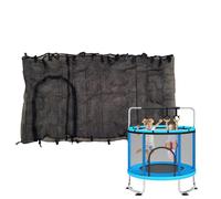 Trampoline Safety Net, Buckle Lock Trampoline Fence, Weather-Resistant Trampoline Net, Round Frame Trampoline Net, Trampoline Tent For Safety, All-Round Protection Net, Durable Trampoline Enclosure, E
