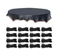 Trampoline Shade Cloth | UV Protection Net with Cord Mesh Tarp Outdoor Sports Accessories For Lawn Garden Playground Patio Backyard Straight Pole