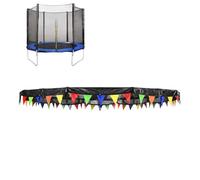 Trampoline Shade Cover- 5m Large PE Canopy Sun Protection, Outdoor Garden Net Cover, Waterproof UV Resistant Shade Net | Heavy Duty Weatherproof Trampoline Roof Protector, Anti Sun Rain Dust Coverfo