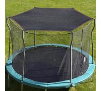 Trampoline Shade Cover - Outdoor Mesh Top Rain for Dust Barrier | Protective Net Tarp with Jumping Area, Backyard Playground School Park Garden for Community Use Safety Sun Shelter