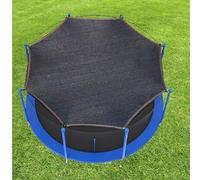 Trampoline Shade Cover - Outdoor Mesh Top Rain for Dust Barrier | Protective Net Tarp with Jumping Area, Backyard Playground School Park Garden for Community Use Safety Sun Shelter