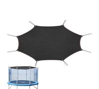 Trampoline Shade Cover - Outdoor Sun Protection Canopy for Backyard Play | Oxford Fabric with UV Blocking, Adjustable Fastening Straps, Weather Cover for Round Jumping Trampolines