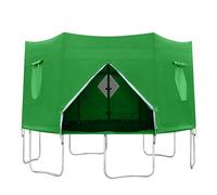 Trampoline Shade Cover - Sun Protection Canopy Tent | Outdoor Roof Cover | UV Blocking Weather Resistant Fabric Enclosure Shelter Accessory, Durable Elastic Fit Panel Structure For Backyard Playgrou