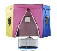 Trampoline Shade Cover - Waterproof Canopy for Outdoor | Anti UV Fabric with Rainproof Tarp, Sunscreen Enclosure Accessory, Sports Jumping Tent, Picnic Poolside Protector