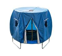 Trampoline Shade Cover - Windproof Awning Tent Protector, UV Resistant Shelter Canopy | Waterproof Fabric Design, Secure Fit Edge Straps, Breathable Sun Block Layer For Garden Backyard Patio Camping H