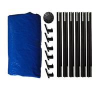 Trampoline Sun Cover - Outdoor Bounce Shield, All Weather Protection, Portable Anti Dust Recreation Tarpaulin System, Reinforced Waterproof Elastic Protective Layer | Professional Jumping Mat Awning