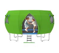 Trampoline Sun Shade - 14 Ft UV Protector, Weather Resistant Cover | Heavy Duty Canopy Shield Accessory, Round Outdoor Playground Garden Patio Lawn Protector For Kids Trampoline Use