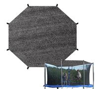 Trampoline Sunshade Cover | PP Mesh, 6-14ft Round | UV Protection Canopy For 6 Or 8 Poles | Heat Shield Top For Backyard Trampolines