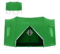 Trampoline Tent - Anti-UV Shade Cover Roof Canopy | Outdoor 6ft 8ft 10ft 12ft 14ft Sun Protection Trampoline Canopy Top Shield, Weatherproof Sunshade Cover For Backyard Playground, Oxford Fabric