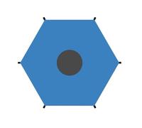 Trampolines for saltar de pies, tienda campaña, cama for , tela for sombra solar, protección contra la lluvia y el sol, trampolín Anti-UV, accesorio for sombrilla Para las vacaciones(6 strokes 6 feet)