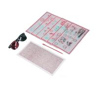 Tranaglifo Fijo Verde Rojo, Insuficiencia de Convergencia del Gráfico de Prueba de Baja Visión con Gafas para la Depresión Monocular