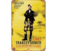Tranceformer: A Portrait of Lars von Trier - Póster de película retro de metal para pared del hogar, letrero de metal para pared, cueva, bar, club, letrero de metal de estaño de 8 x 12 pulgadas