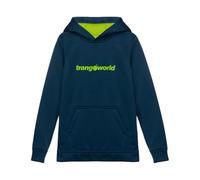 Trango Sweat Kura - Camiseta de chándal Unisex para niño, Azul/Verde, 16 años