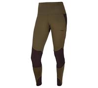 TRANGOWORLD Aspiring Pant. Largo, Mujer, Verde Oscuro/Negro, L