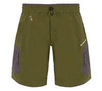 Trangoworld Guyanna Dn Pant. Corto, Unisex niños, Verde Oscuro/Sombra Oscura, 04