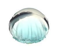 Tranquil Lakes - Gorro de ducha con estampado de lagos, reutilizable, doble capa, transpirable, de secado rápido, perfecto para el hogar, spa, hotel y viajes