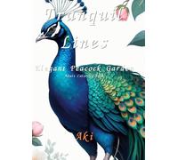 Tranquil Lines: Elegant Peacock Garden