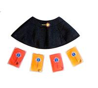 TRANQUILISAFE Collarín Calentador nómada para cervicales y Espaldas Alivia y Calma los Dolores, articulares y musculares - Calor instantáneo Auto generado por Bolsas calentadoras Reutilizables