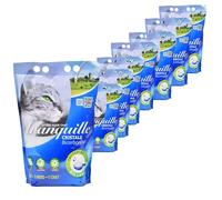 Tranquille - Cama para Gatos con Cristales de Gel de sílice y bicarbonita 4L - Lote de 8