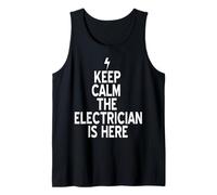 Tranquilo El Electricista Ya Está Aquí Y Arregla Todo Camiseta sin Mangas