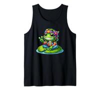 Tranquilo Rana Hippie Vibes Camiseta sin Mangas