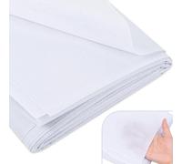 TranRantic 300cm x 100cm Tela de Entretela para Planchar, Entretela Termoadhesiva 50g/m², Peso Medio, Entretela Adhesiva Plancha Fusible para Reforzar los Pliegues Manualidades Costura (Blanco)