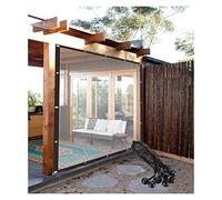 Tranrent - Cortinas de lona impermeable para exteriores con ojales para jardín, panel lateral de piel de garaje, varios tamaños (1 x 3 x 10 pies)