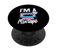 Trans Pride I'm A Mixtape para los partidarios de la Identidad LGBTQ+ PopSockets PopGrip Adhesivo