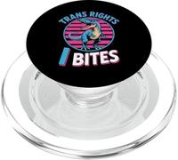 Trans Rights I Bites Tyrannosaurus Rex Funny Humorístico Rugido PopSockets PopGrip para MagSafe