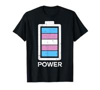 Trans Transgender Power Batería completamente cargada Cool LGBT Regalo Camiseta
