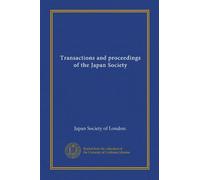 Transactions and proceedings of the Japan Society (Vol-1)