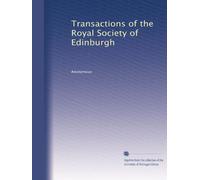Transactions of the Royal Society of Edinburgh: Volume 20