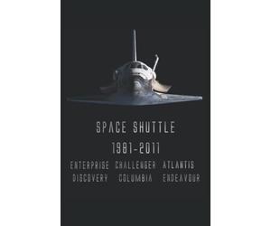 Transbordador espacial 10 aniversario Último vuelo 1981-2011: Cuaderno 6x9 "120 páginas a cuadros