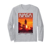 Transbordador Espacial de la NASA Centro Espacial Kennedy Manga Larga