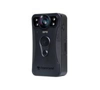 Transcend 128GB 1440P QHD Police Body Camera STARVIS 2 Sensor IP68 Weatherproof Body Worn Camera con estabilización de Imagen electrónica, visión Nocturna GPS TS128GDPB40A